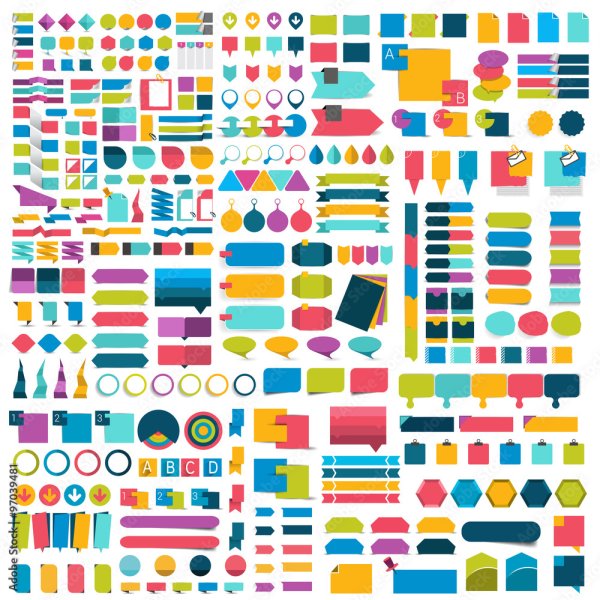 Инфографика Стикеры