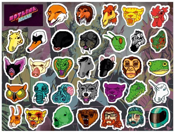 Hotline Miami Стикеры