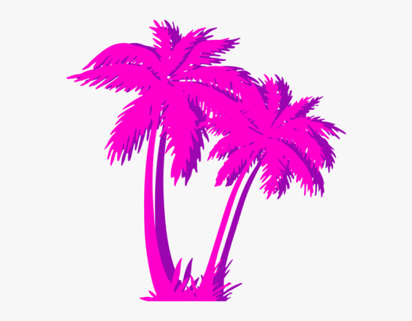 Vaporwave пальмы