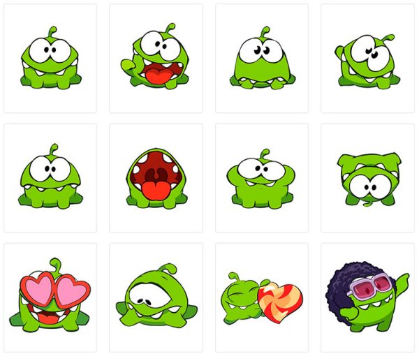 Стикеры ам Ням