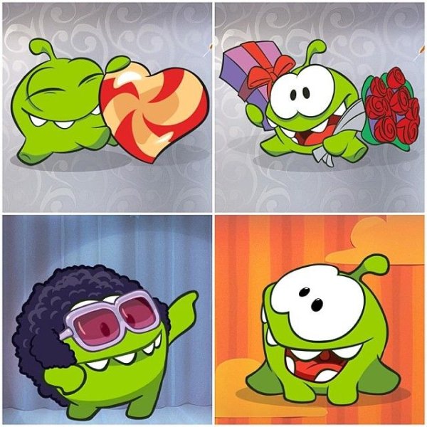 Ам Ням с открытым ртом