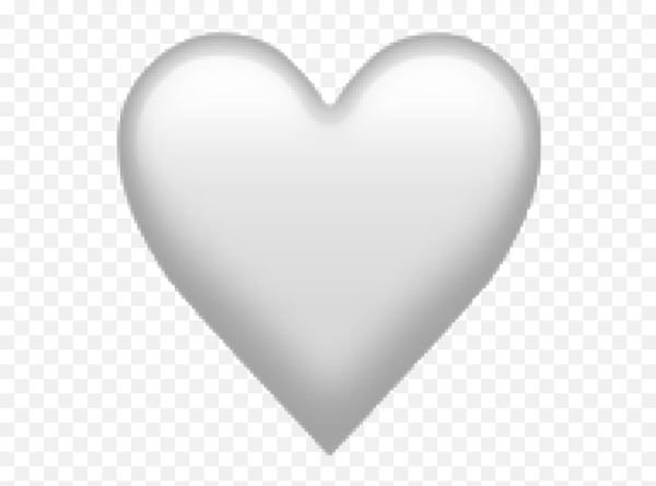 Смайл белое сердце