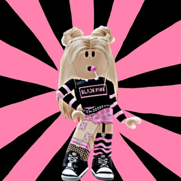 Розовая надпись робллкс