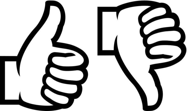 Палец вверх палец вниз