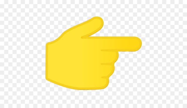 Смайлик палец вправо