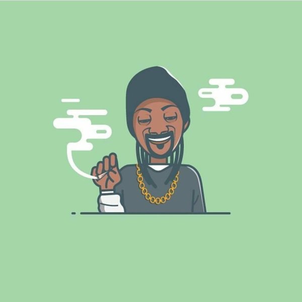 Снуп дог нарисованный