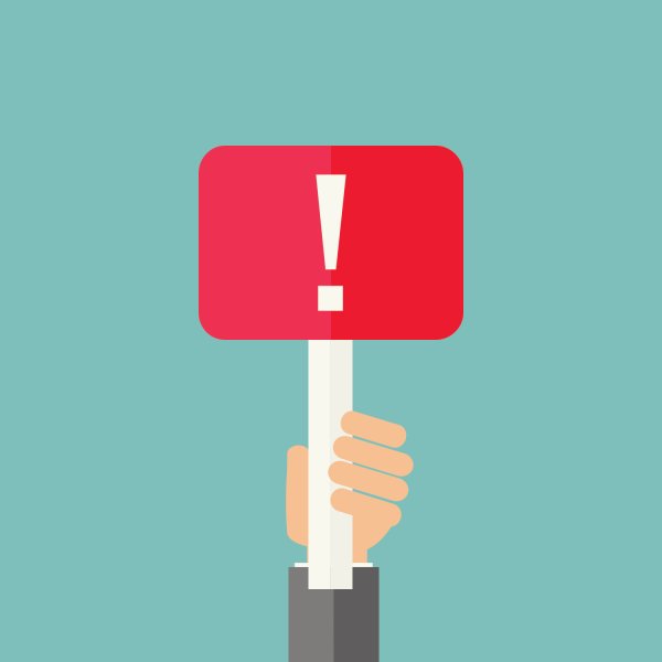 Штамп внимание