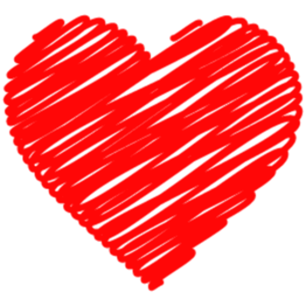 Сердечко фломастером