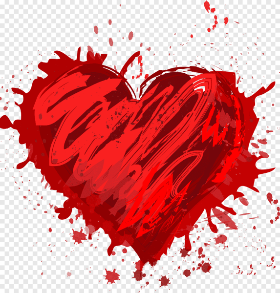 Сердечко красками