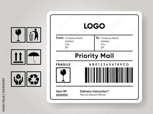 Priority этикетка