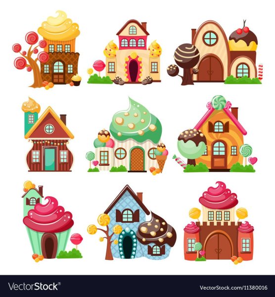 Сказочный домик вектор