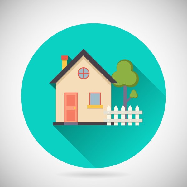 Домики с кругами