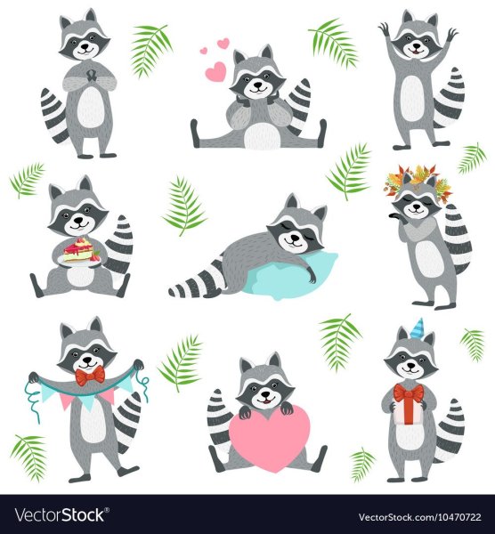 Стикеры енотики