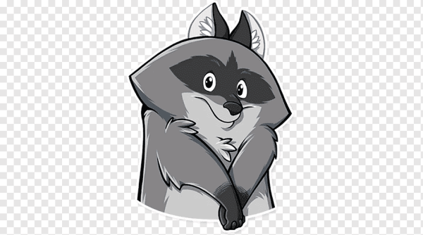 Енот Елисей Стикеры