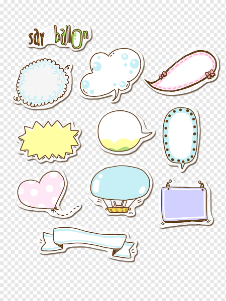 Стикеры с надписями