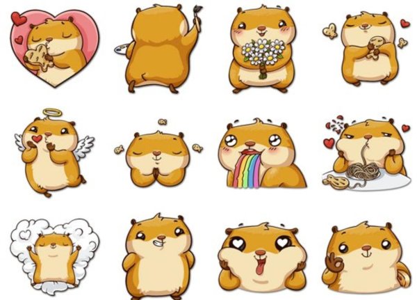 Стикеры с надписями