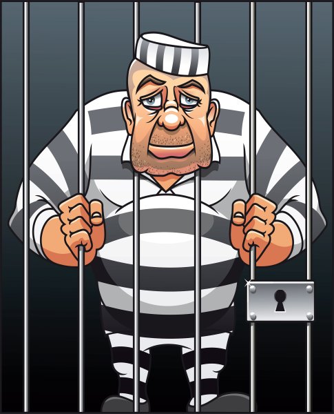 Преступник за решеткой