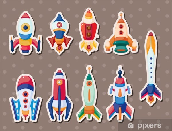 Ракета стикер