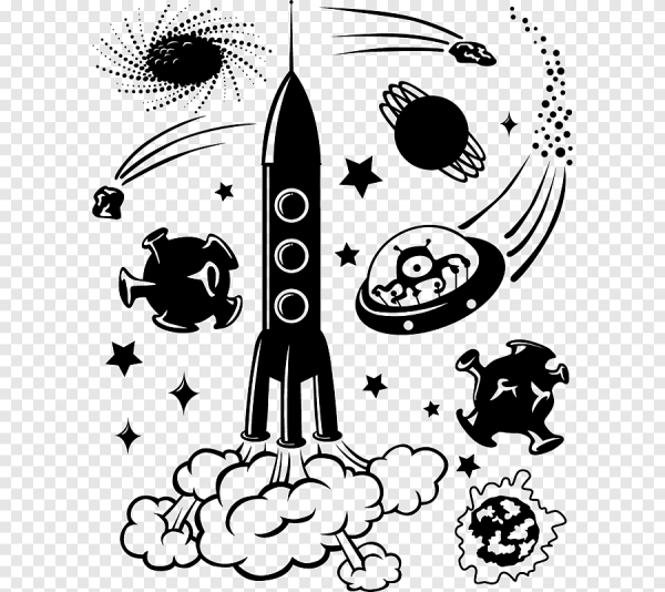 Ракета без фона