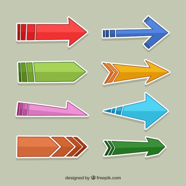 Стрелки для инфографики