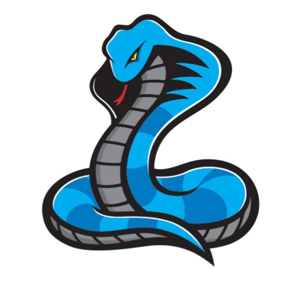 Кобра в мультяшном стиле
