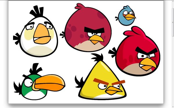 Герои птичек Энгри бердз