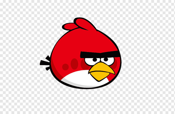 Птицы Энгри бердз на белом фоне