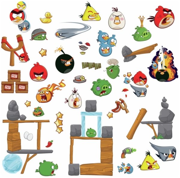 Элементы из Энгри Бердс