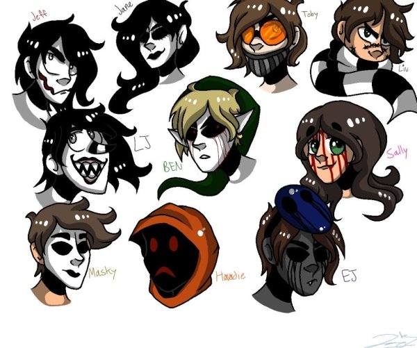 Стикеры с крипипастой