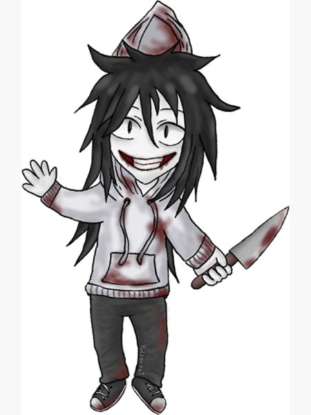 Стикеры крипипаста Джефф