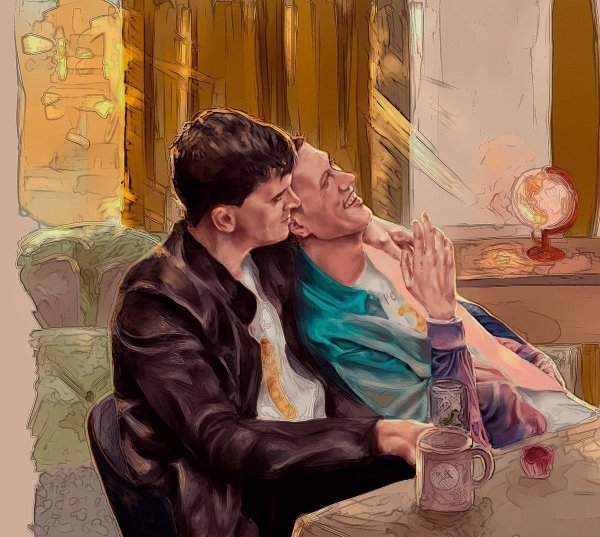 Антон Шастун и Арсений Попов арт