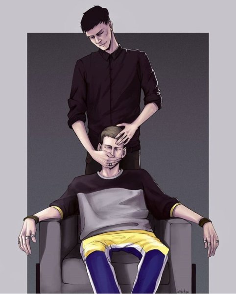 Антон Шастун и Арсений Попов арт