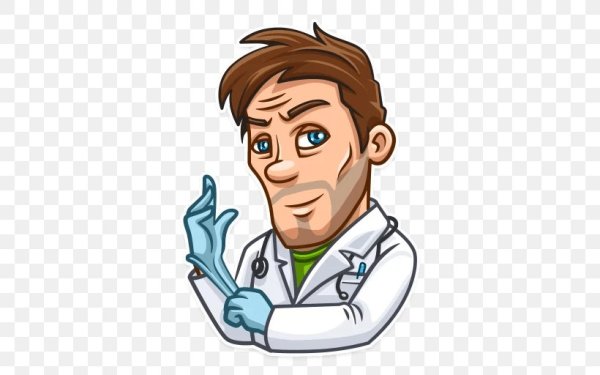 Стикер "к доктору"