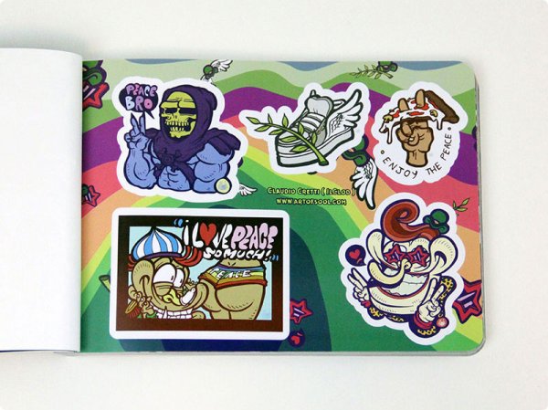 Стикербук "Parazitakusok 5 - Peace"