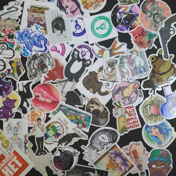 Sticker book parazita kusok