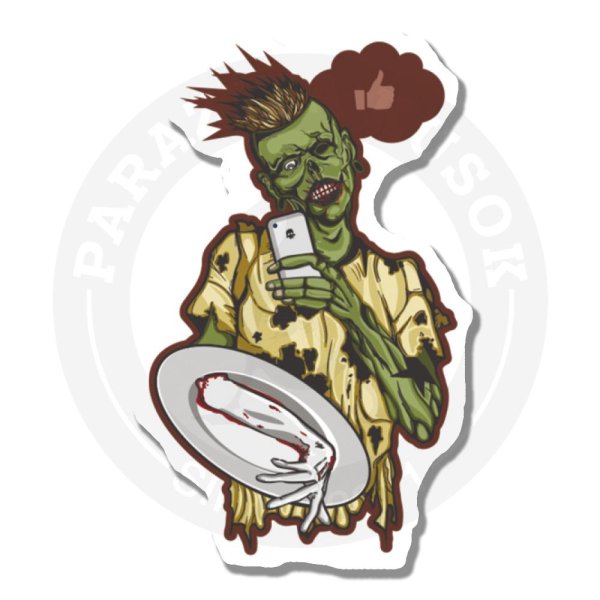 Паразита кусок стикербук