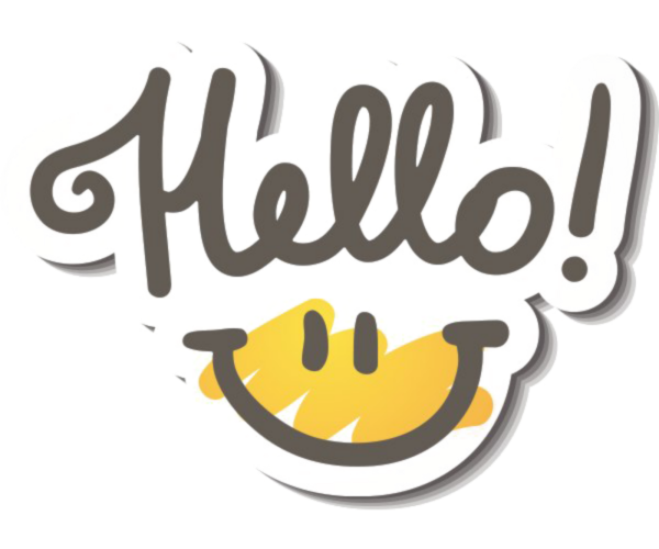 Hello на прозрачном фоне