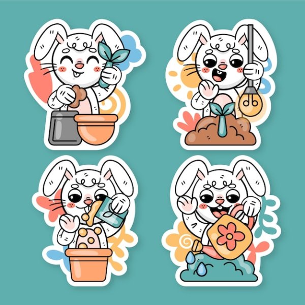 Лэг Кэт Стикеры