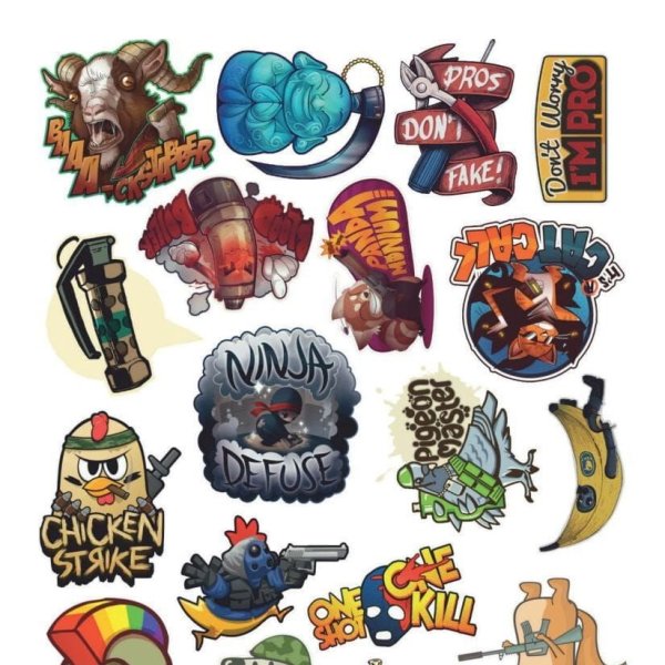 Наклейки из CS go