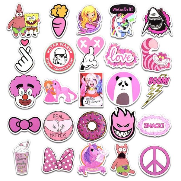Stickers cool Pink