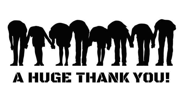 Человек кланяется силуэт