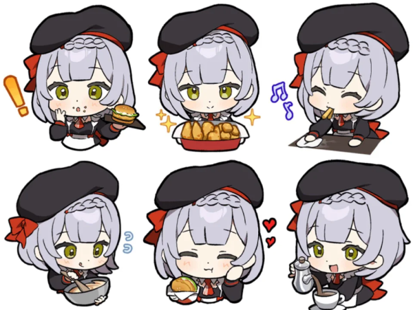 Аяка Геншин Импакт карточка