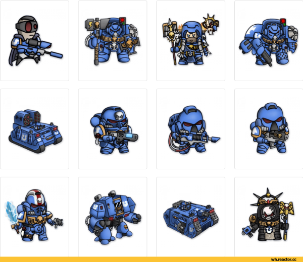 Стикеры Warhammer 40000