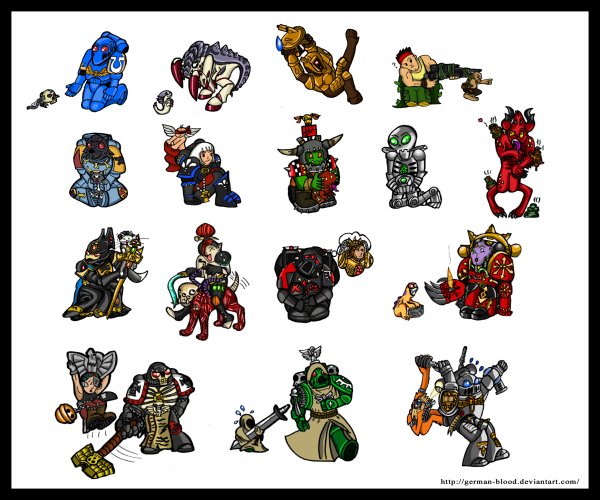 Расы вархаммер 40000