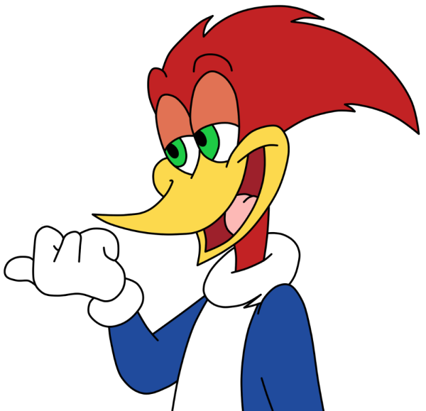 Дятел Вуди тату эскиз