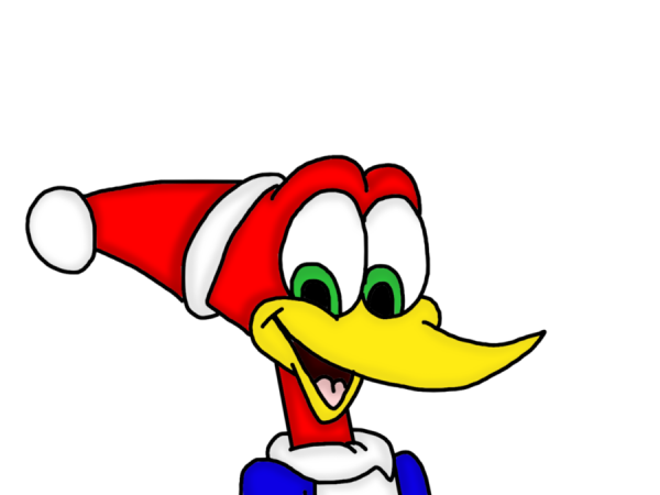 Надпись Вуди Вудпекер