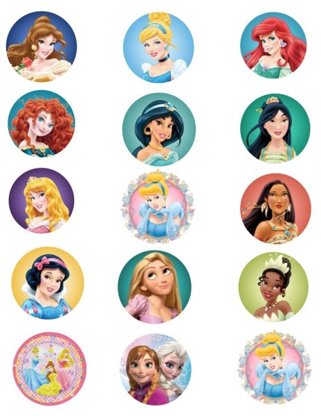 Чиби принцессы Диснея