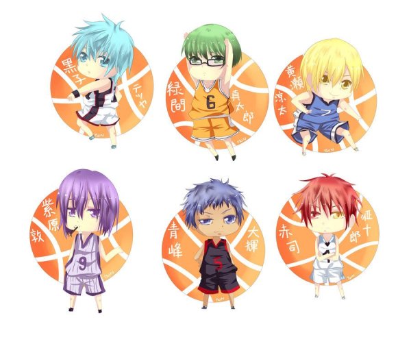 Наклейки аниме баскетбол Куроко