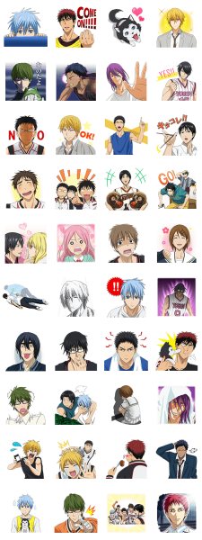 Аниме Стикеры баскетбол Куроко