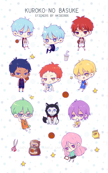 Баскетбол Куроко Стикеры